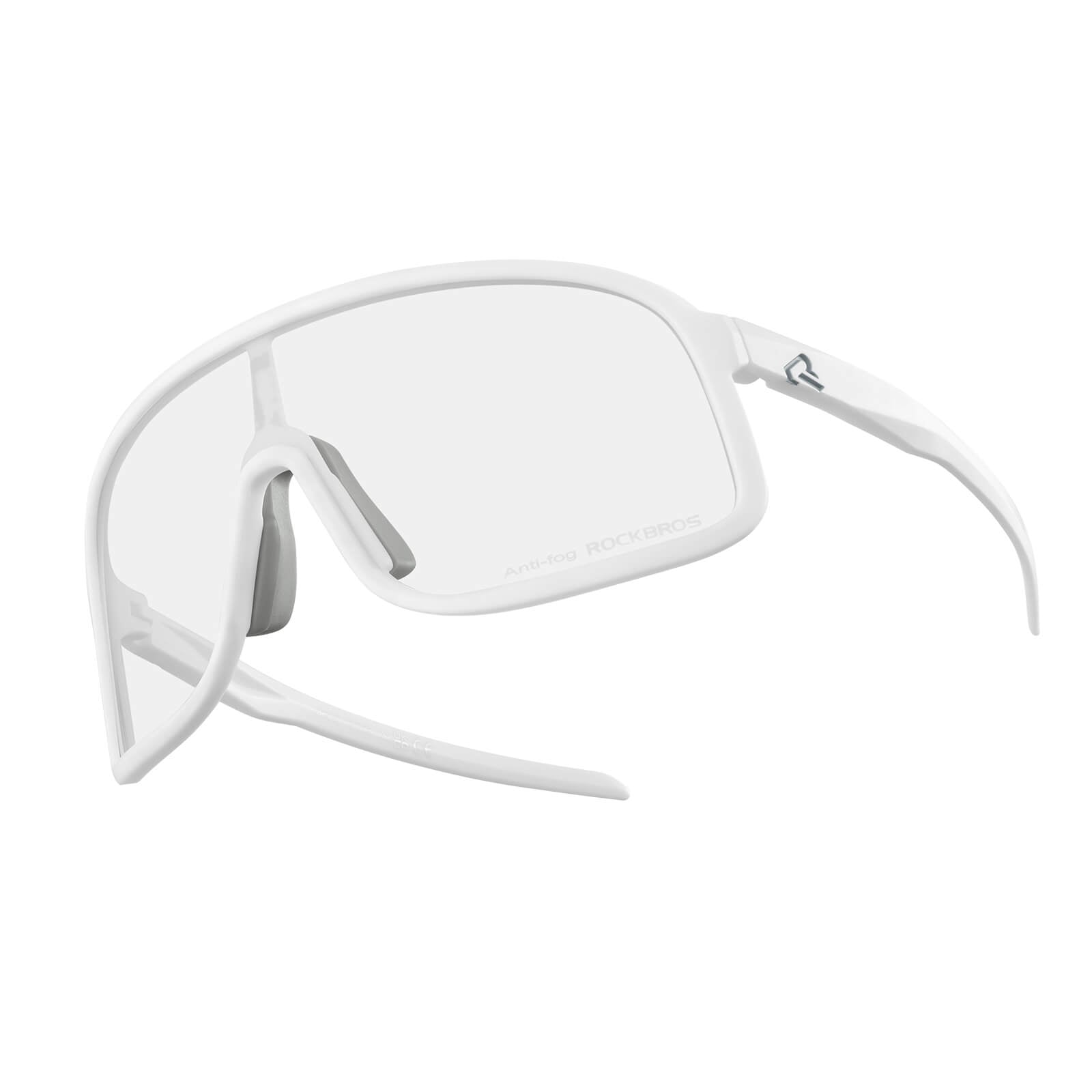 ROCKBROS Smart Photochromic Cycling Glasses with UV400 Protection and Anti-Fog Lenses
#Color_White