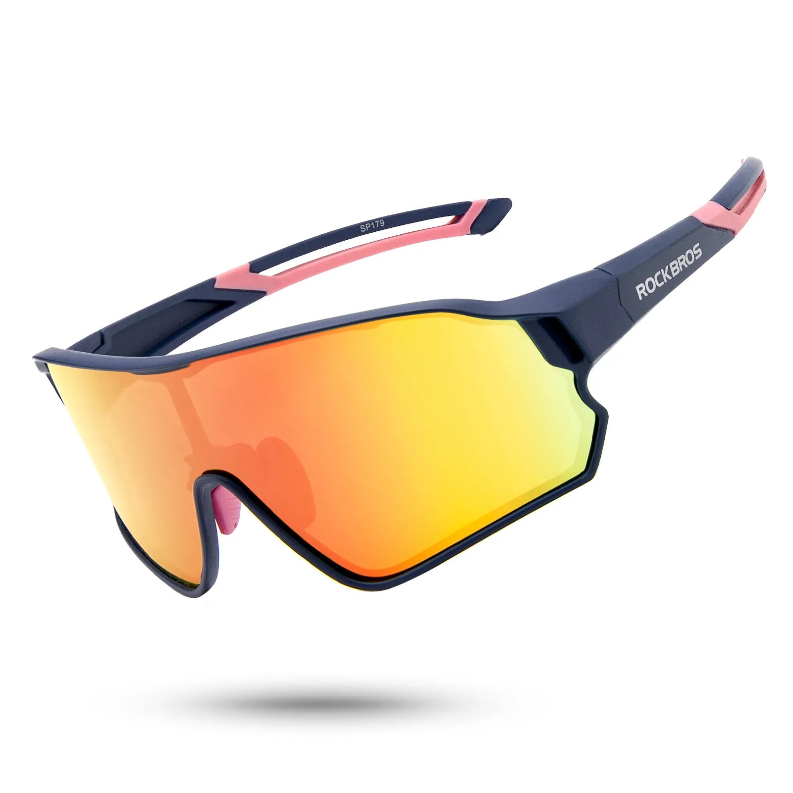 ROCKBROS cycling sunglasses polarized with UV protection for outdoor riding
#Color_Pink