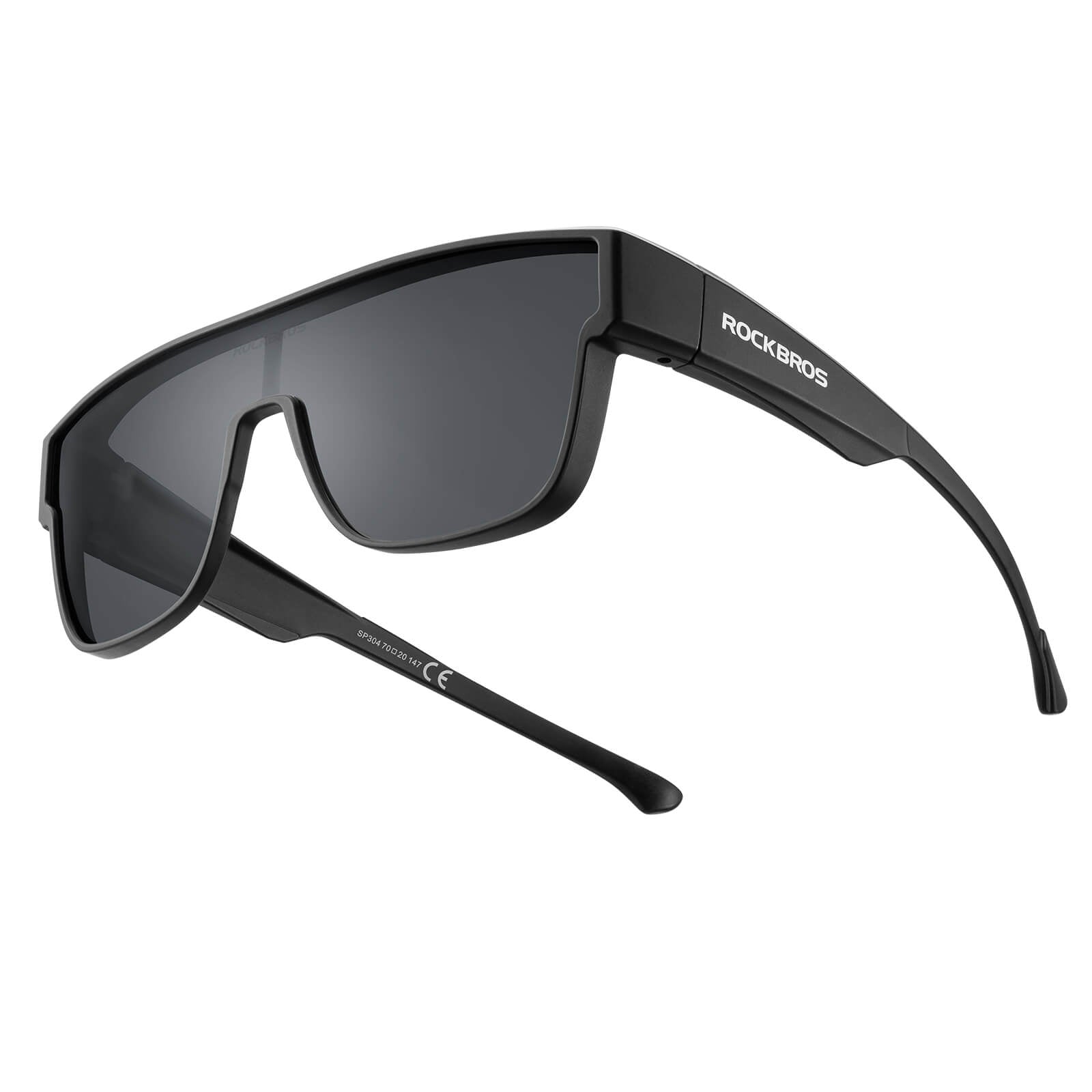 ROCKBROS polarized fit over sunglasses for glasses wearers with full wrap-around design