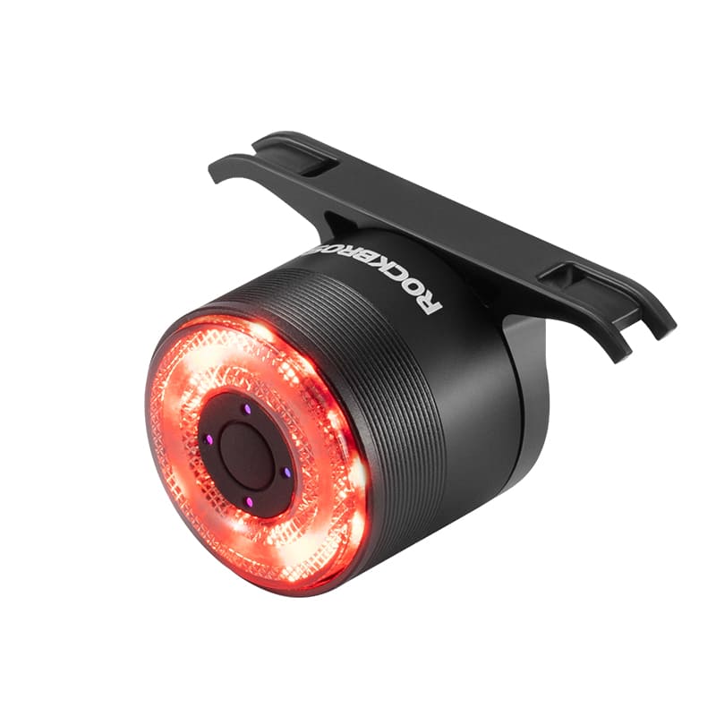 ROCKBROS Smart Brake Sensing Bike Taillight with LED Indicator for Cycling Safety