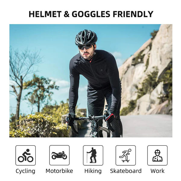 Quick-Dry Cycling Bandana Under Helmet with Cooling Fabric, Breathable Stretch Fit, and Multi-Wear Sports Design