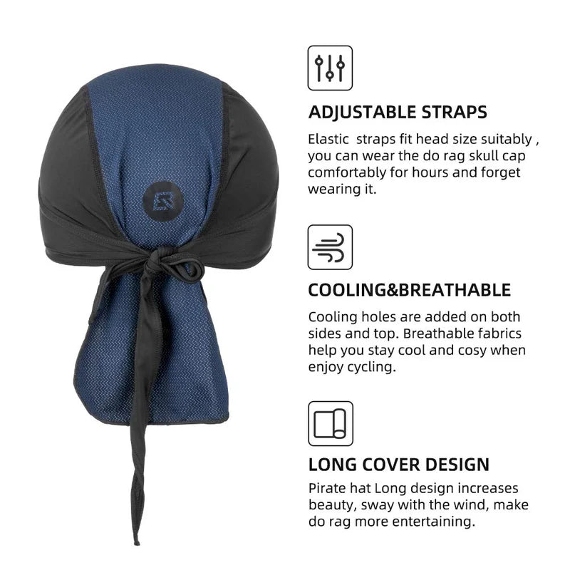 ROCKBROS Quick-Dry Cycling Cap Under Helmet with Sweat-Wicking Breathable Fabric
#Color_Blue