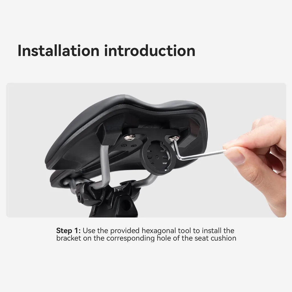 ROCKBROS SaddleMate quick-release magnetic bike saddle bag with waterproof TPU construction and 0.6L storage
