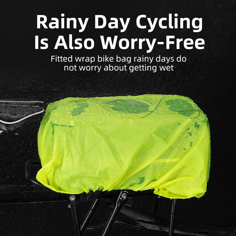 ROCKBROS waterproof bike rear rack bag for travel and commuting