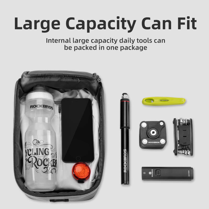 ROCKBROS waterproof bike rear rack bag for travel and commuting