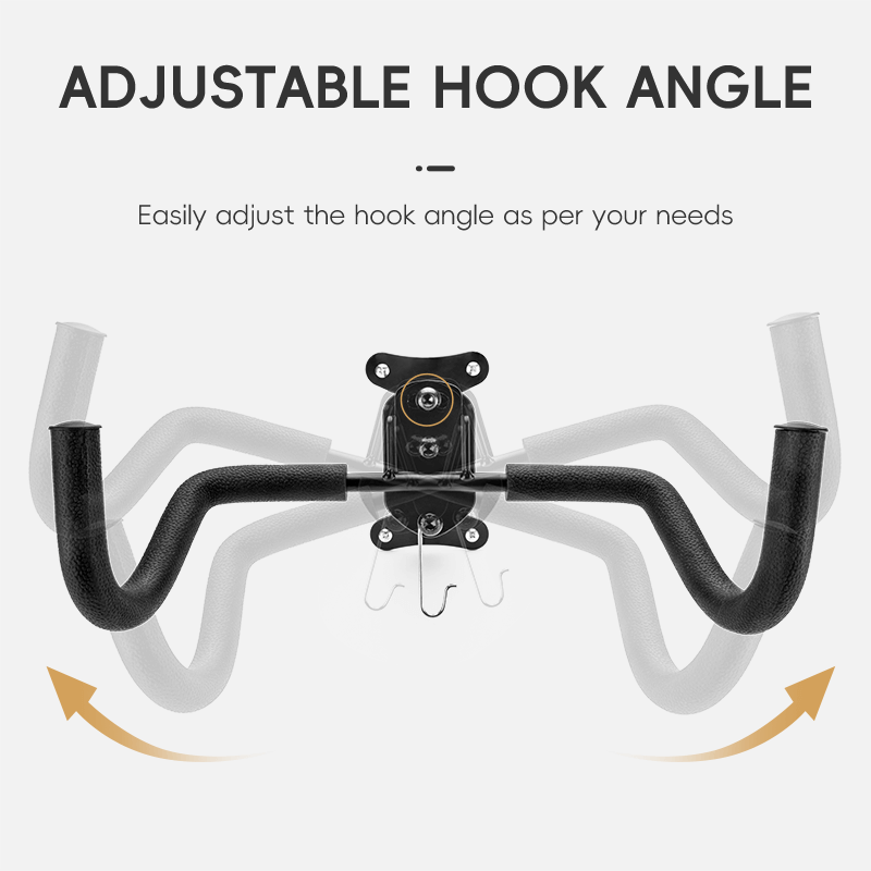 ROCKBROS retractable wall-mounted bike rack for space-saving bike storage