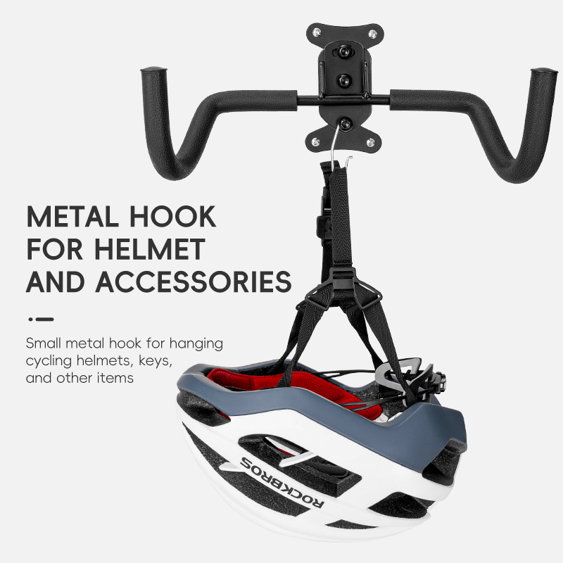 ROCKBROS retractable wall-mounted bike rack for space-saving bike storage