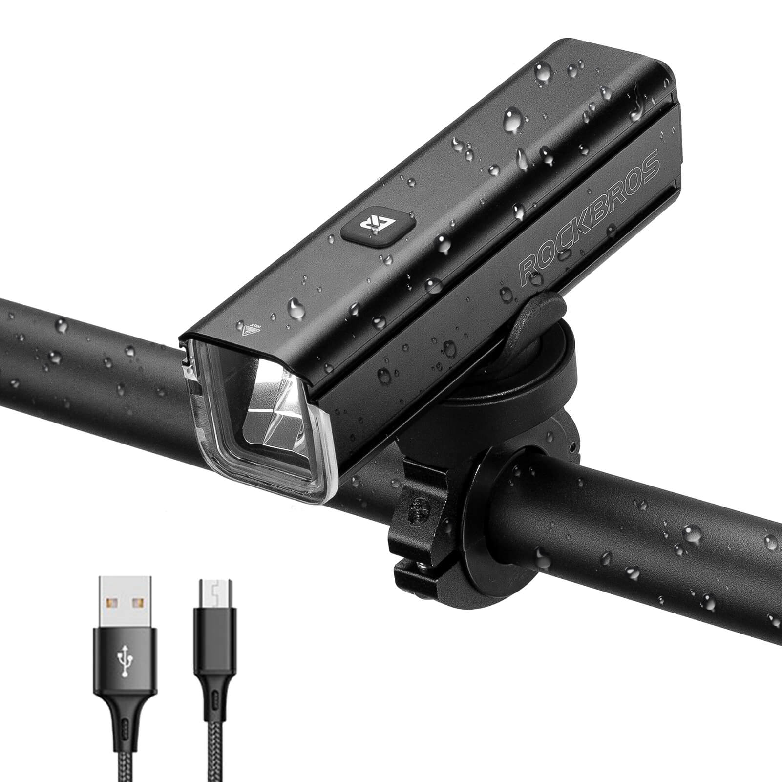 ROCKBROS RHL1000 Bike Front Light with 1000 Lumens and Wide Beam