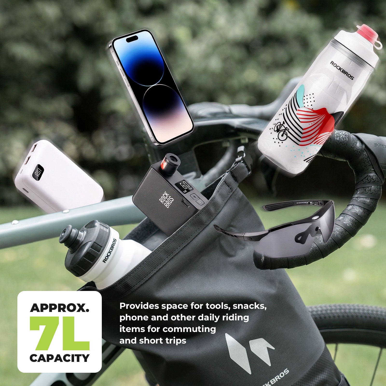 ROCKBROS RideMate Fork Bag with Seamless High-Frequency Welding for Full Waterproofing