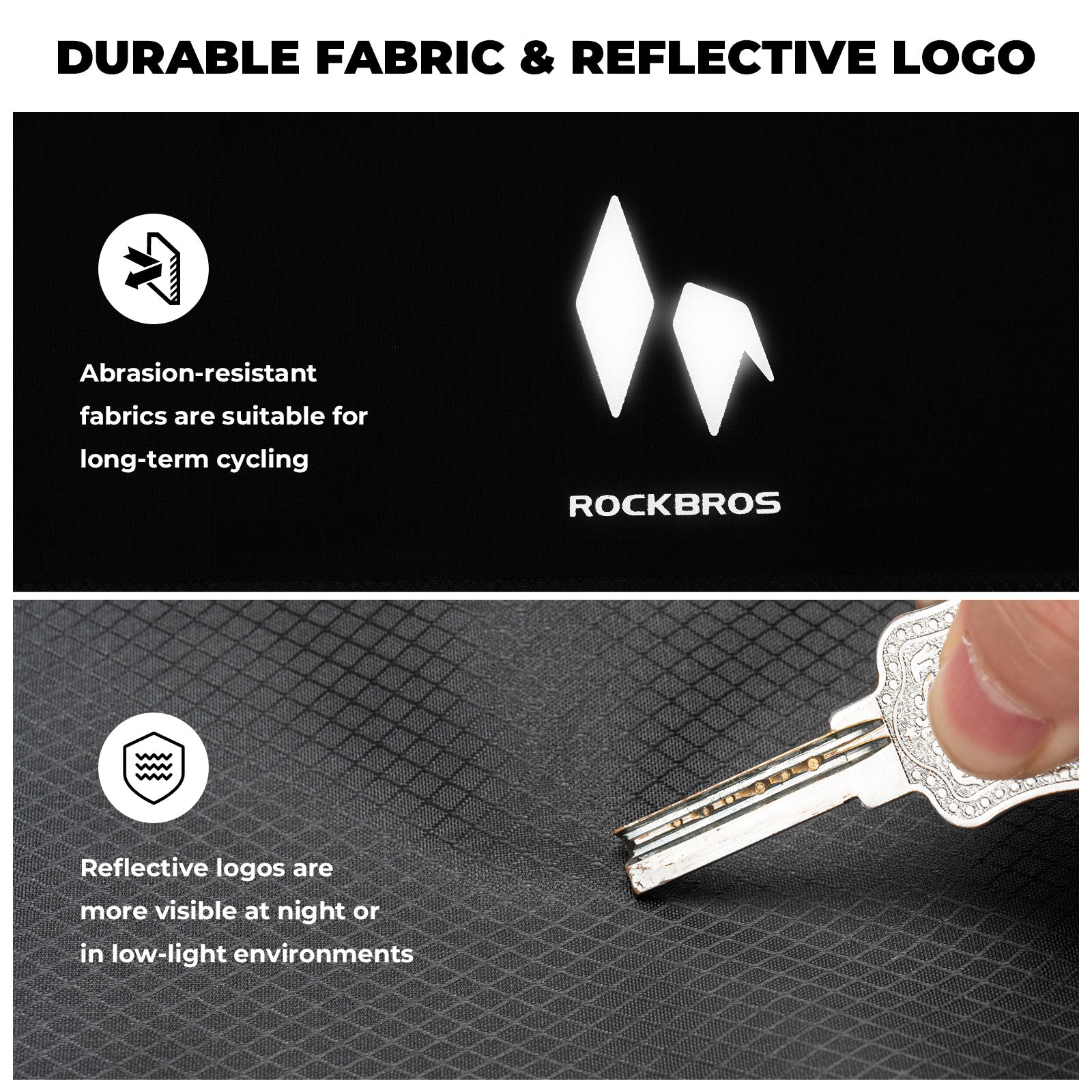 ROCKBROS RideMate Fork Bag with Seamless High-Frequency Welding for Full Waterproofing