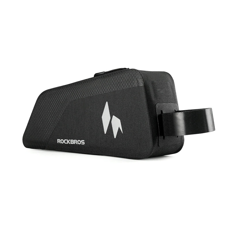 ROCKBROS RideMate 100 percent waterproof bike top tube bag for secure cycling storage