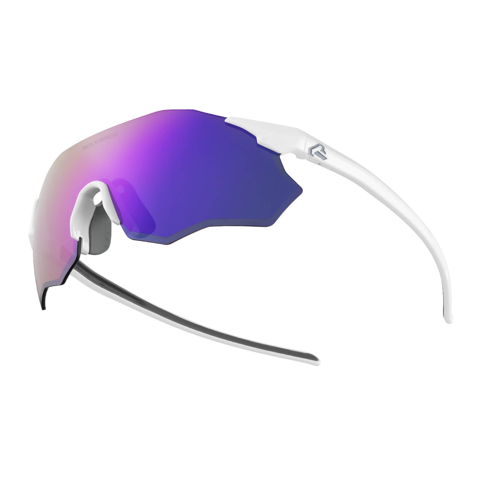 ROCKBROS rimless polarized cycling glasses for outdoor sports
#Color_Purple