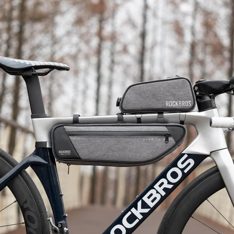 ROCKBROS Road To Sky Bicycle Top Tube Frame Bag 0.7L
#Color_Gray