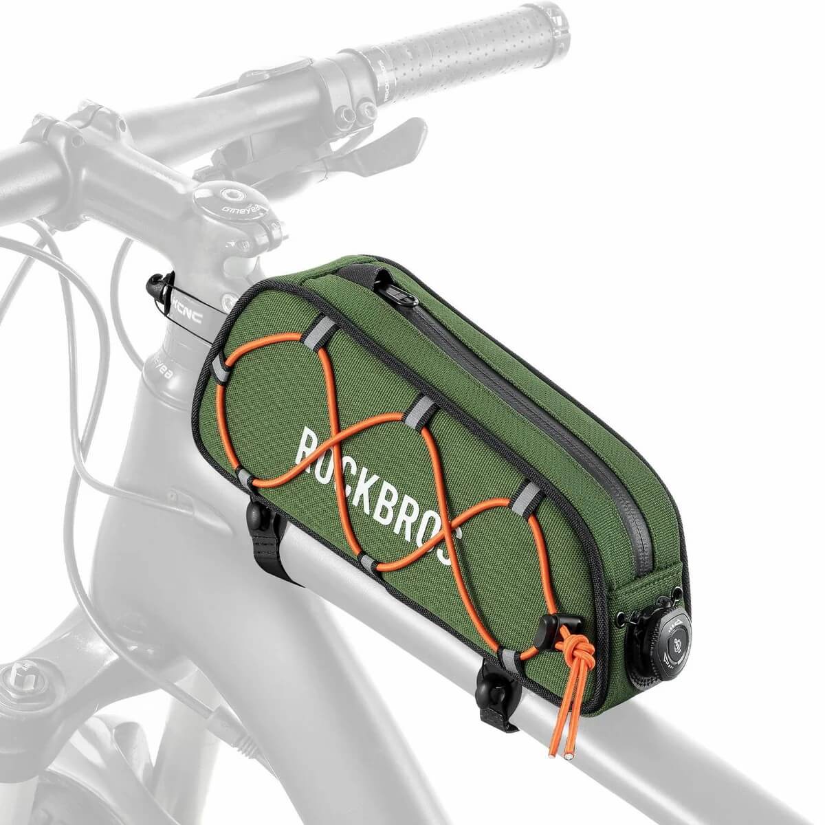 ROCKBROS Road To Sky Bicycle Top Tube Frame Bag 0.7L
#Color_Green