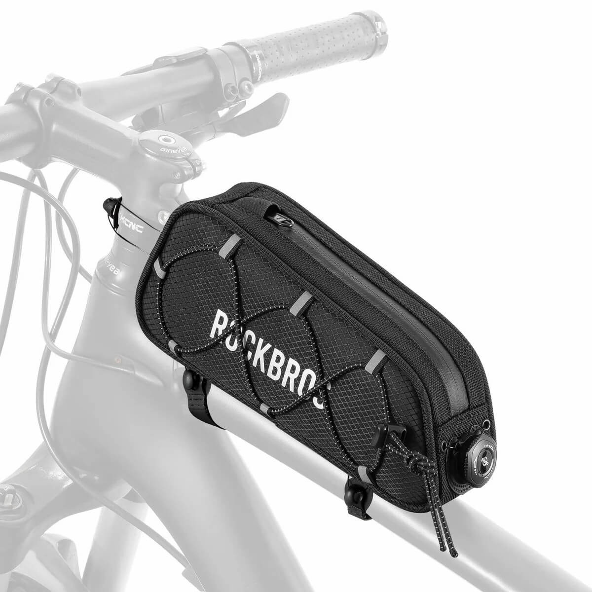 ROCKBROS Road To Sky Bicycle Top Tube Frame Bag 0.7L
#Color_Black