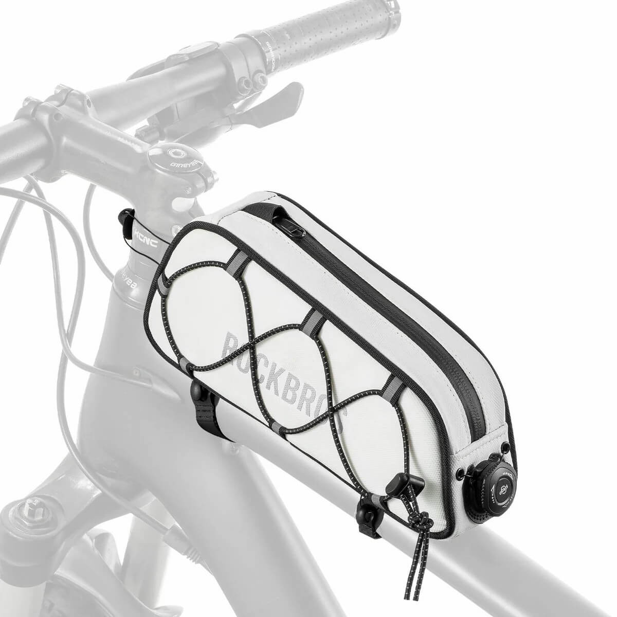 ROCKBROS Road To Sky Bicycle Top Tube Frame Bag 0.7L
#Color_White
