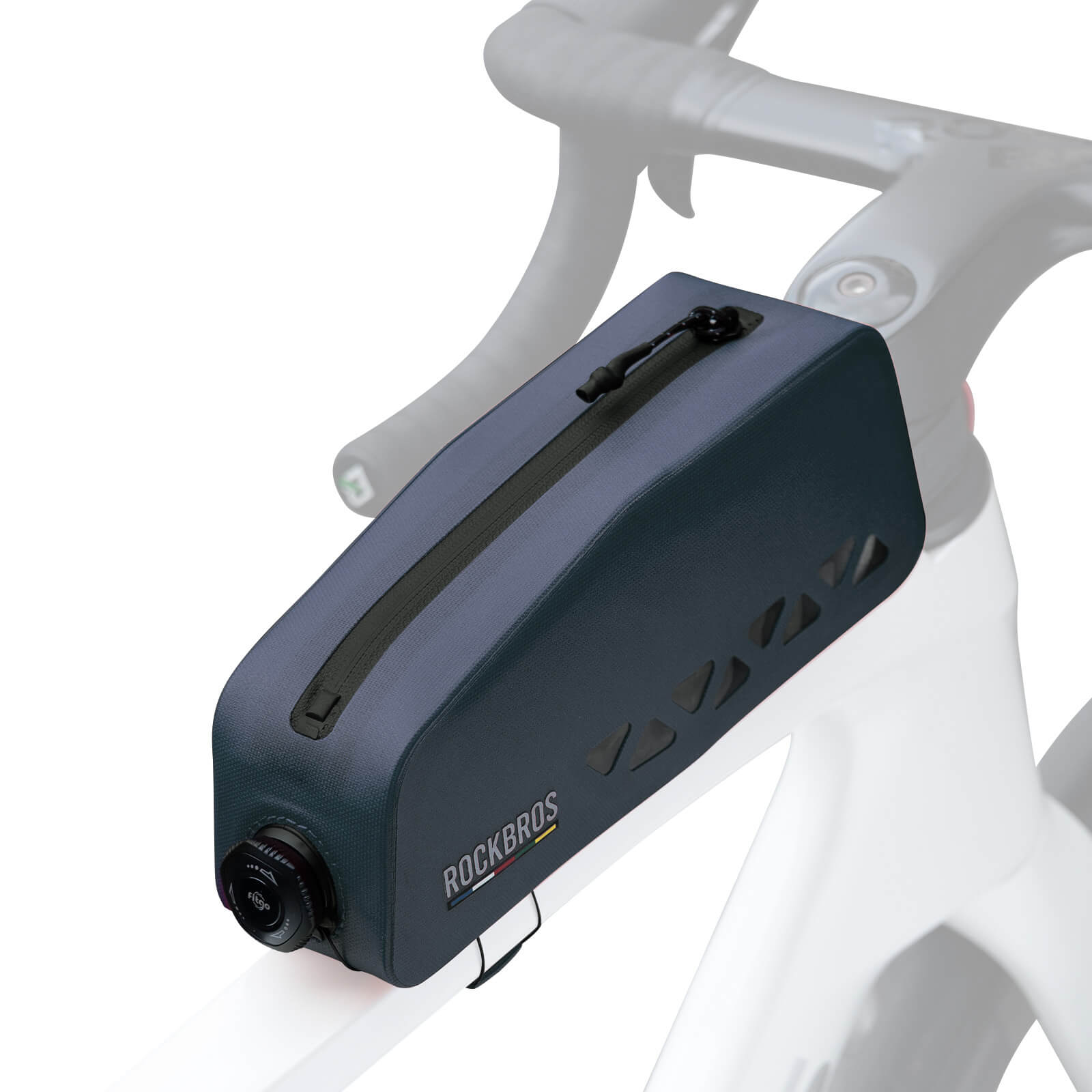 ROCKBROS Road to Sky waterproof bike frame bag 100% waterproof cycling storage
#Color_Blue