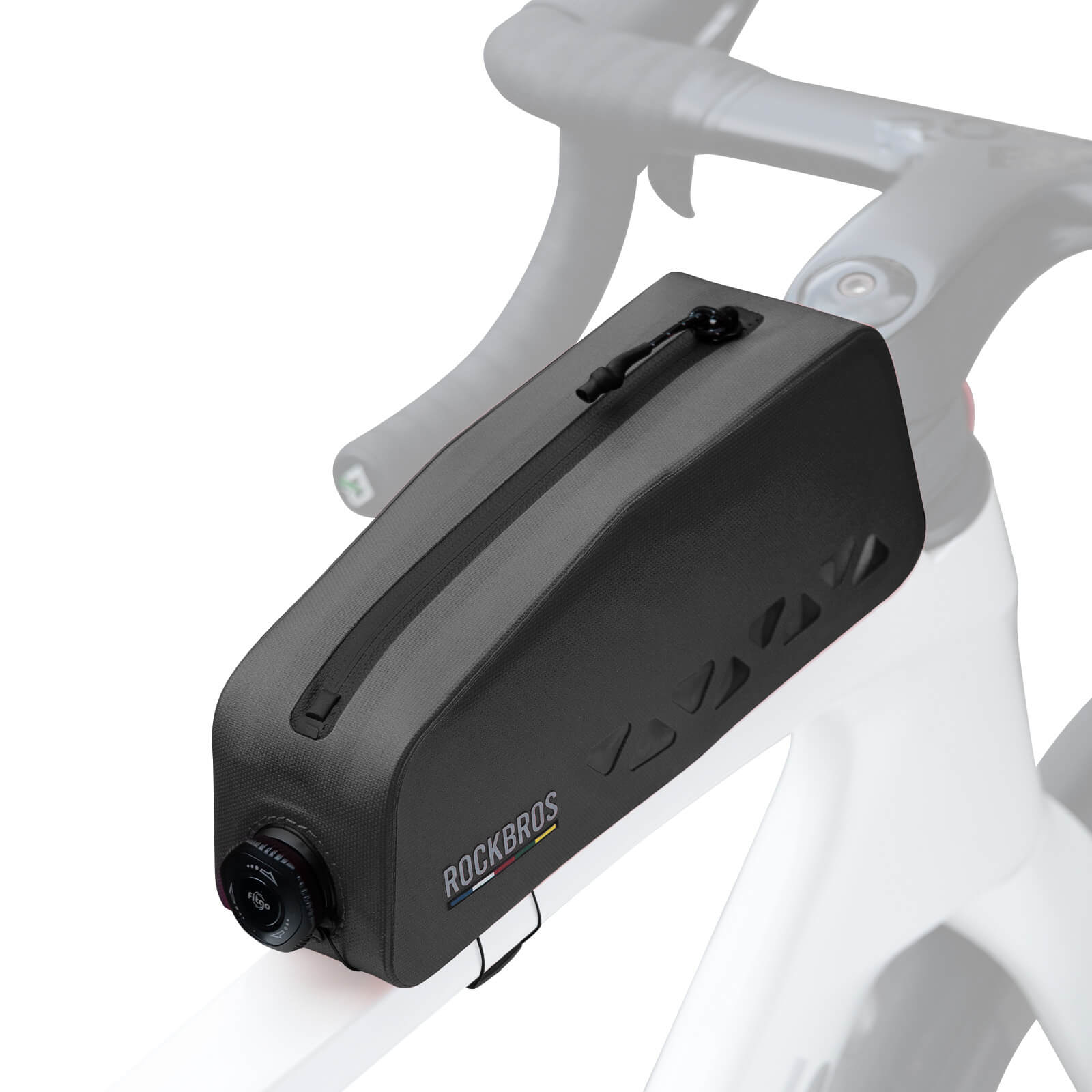ROCKBROS Road to Sky waterproof bike frame bag 100% waterproof cycling storage
#Color_Black