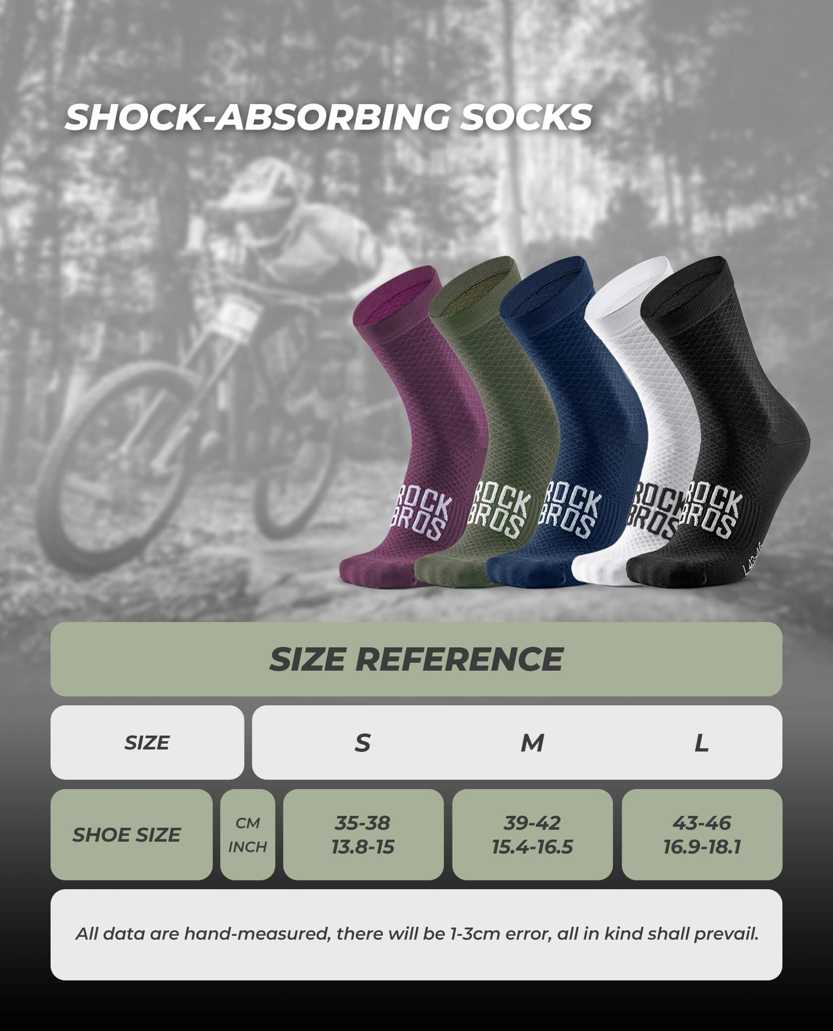 ROCKBROS ROAD TO SKY breathable cycling socks with mesh ventilation for road and mountain biking