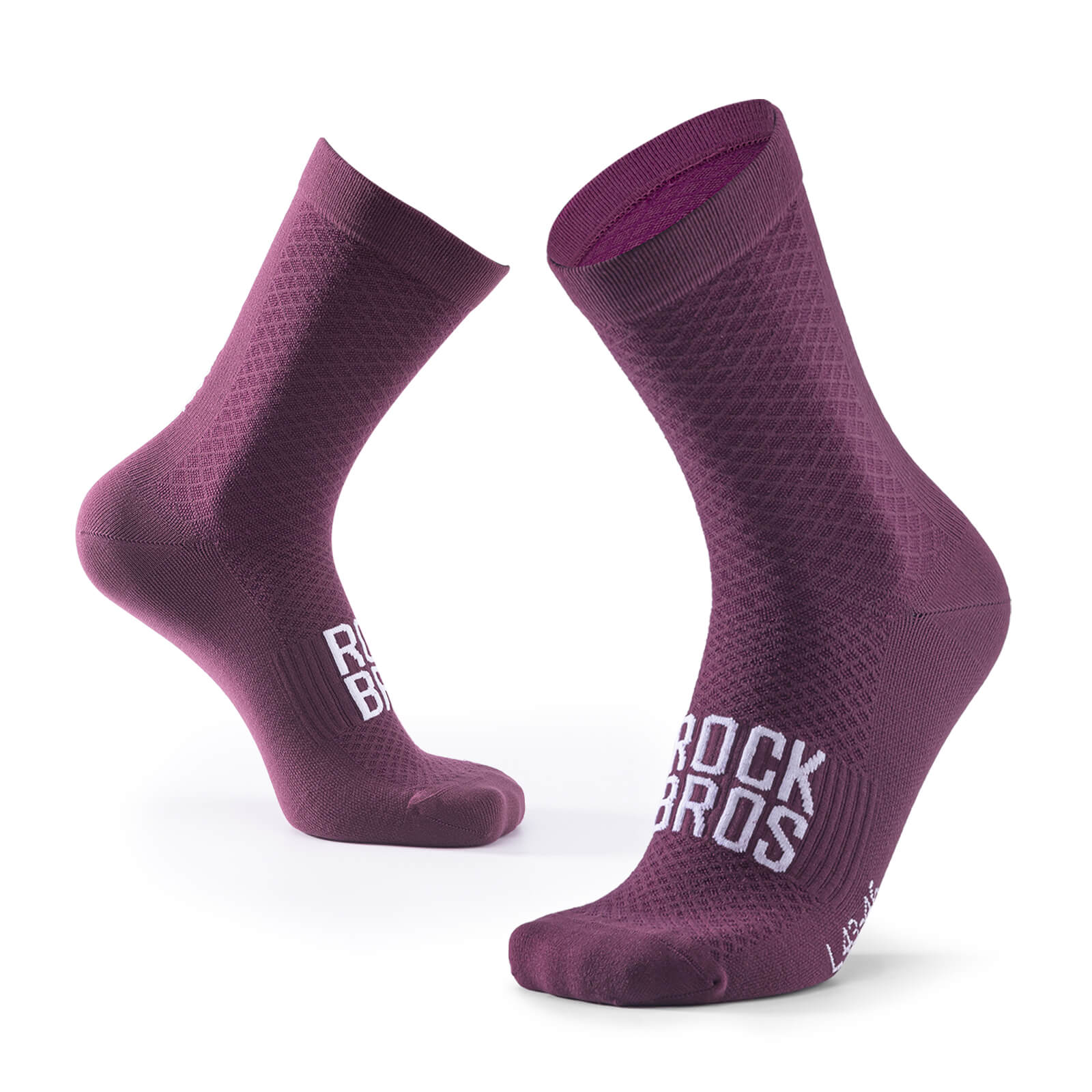 ROCKBROS ROAD TO SKY breathable cycling socks with mesh ventilation for road and mountain biking
#Color_Purple