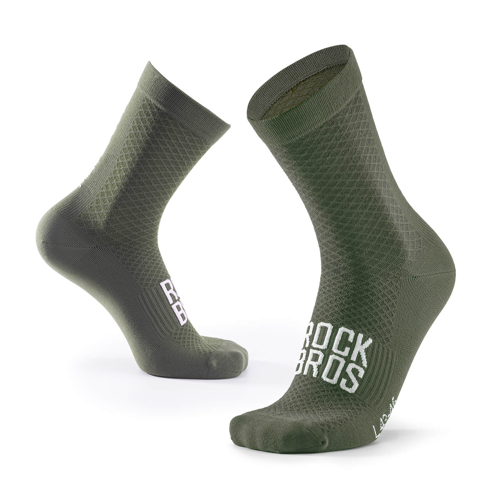 ROCKBROS ROAD TO SKY breathable cycling socks with mesh ventilation for road and mountain biking
#Color_Green