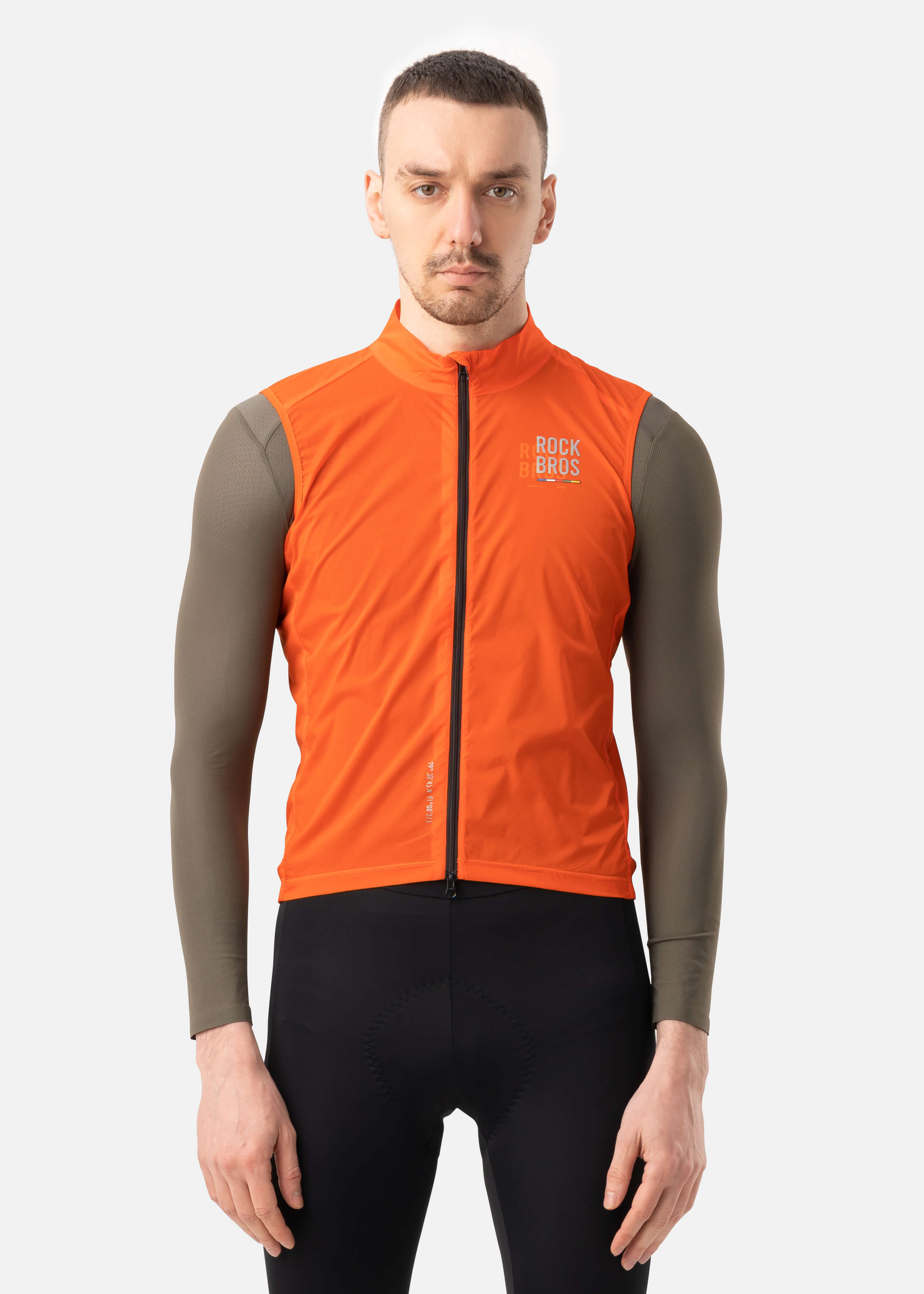 ROCKBROS ROAD-TO-SKY lightweight windproof cycling vest for road biking
#Color_Orange