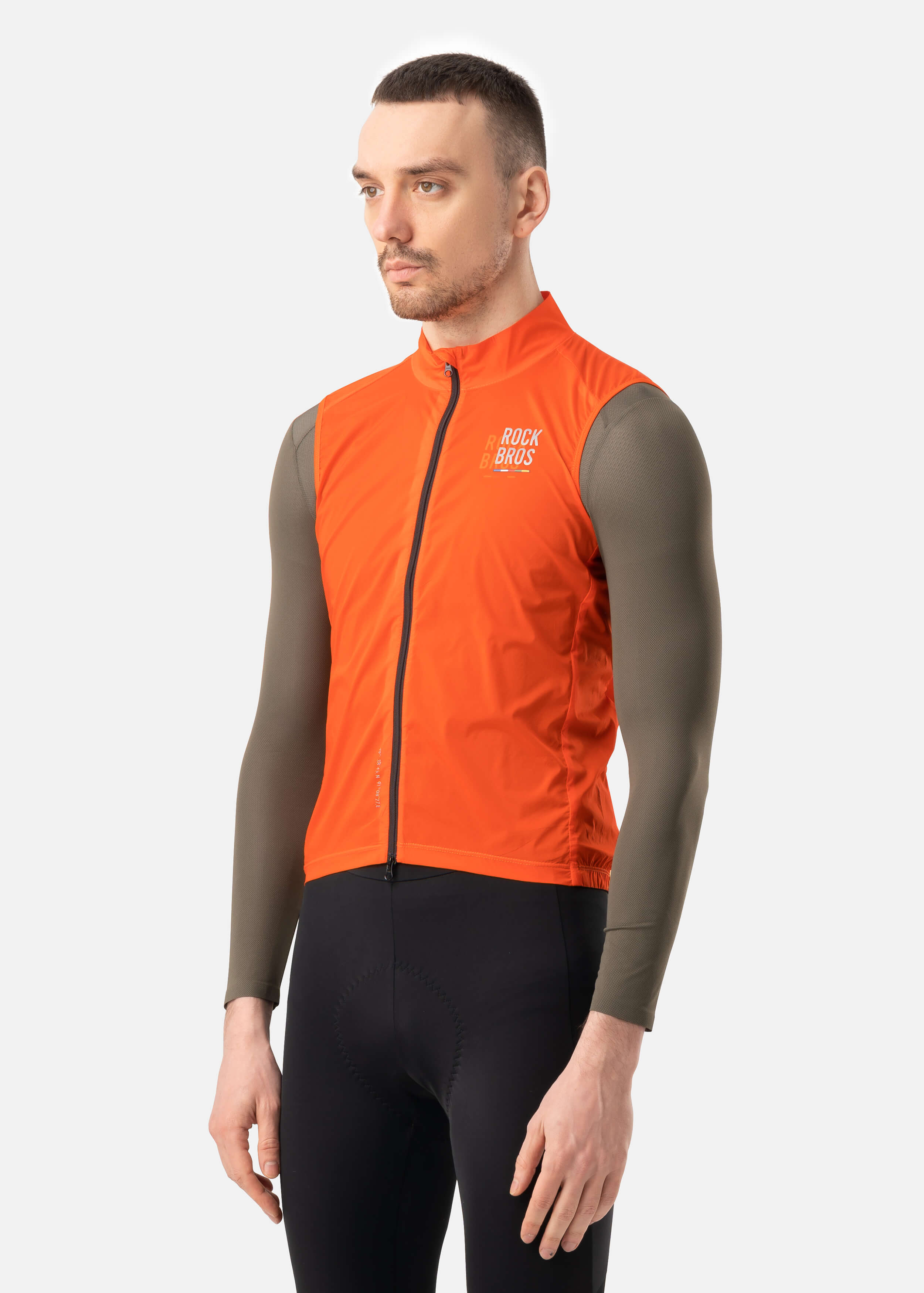 ROCKBROS ROAD-TO-SKY lightweight windproof cycling vest for road biking
#Color_Orange