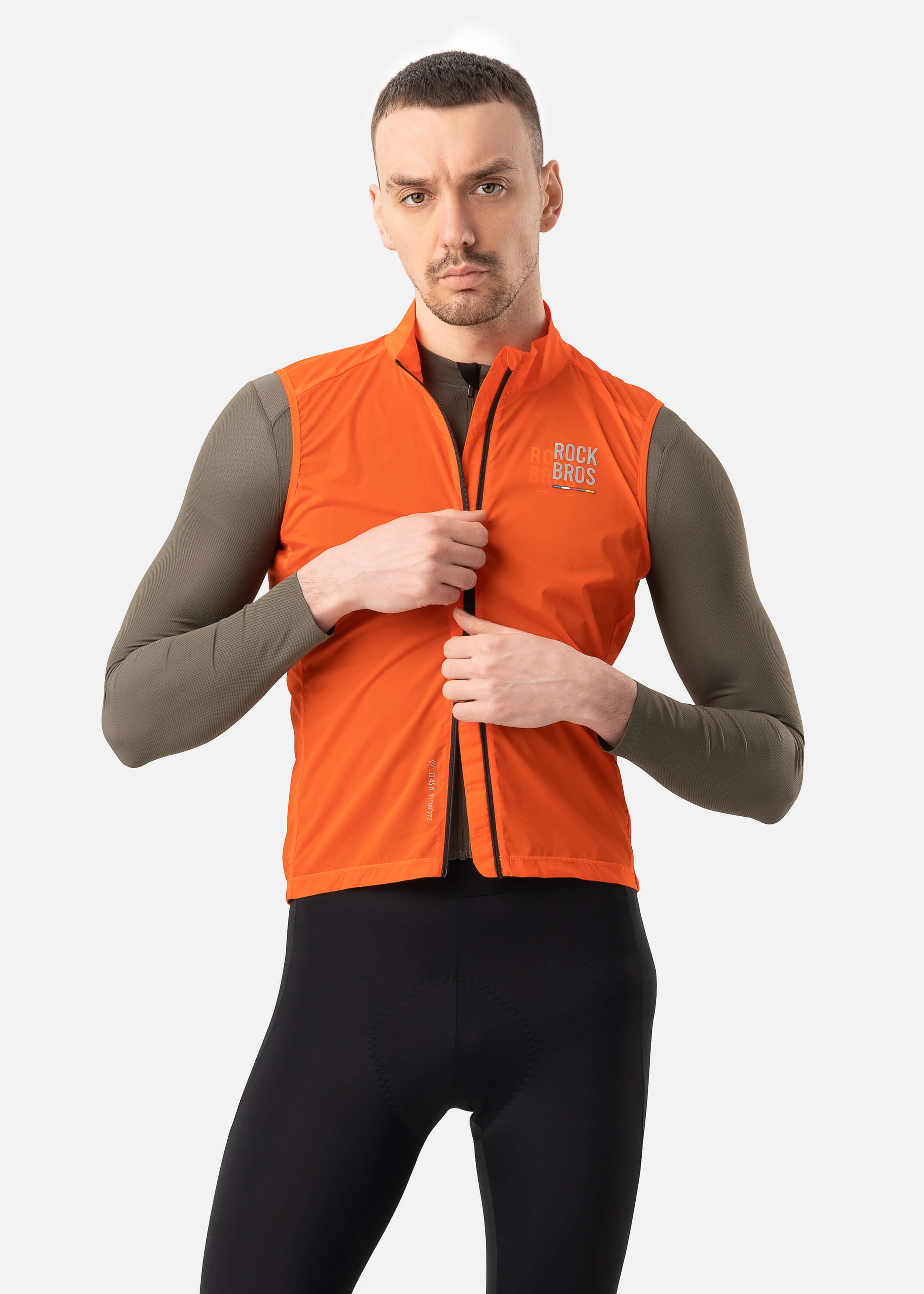 ROCKBROS ROAD-TO-SKY lightweight windproof cycling vest for road biking
#Color_Orange