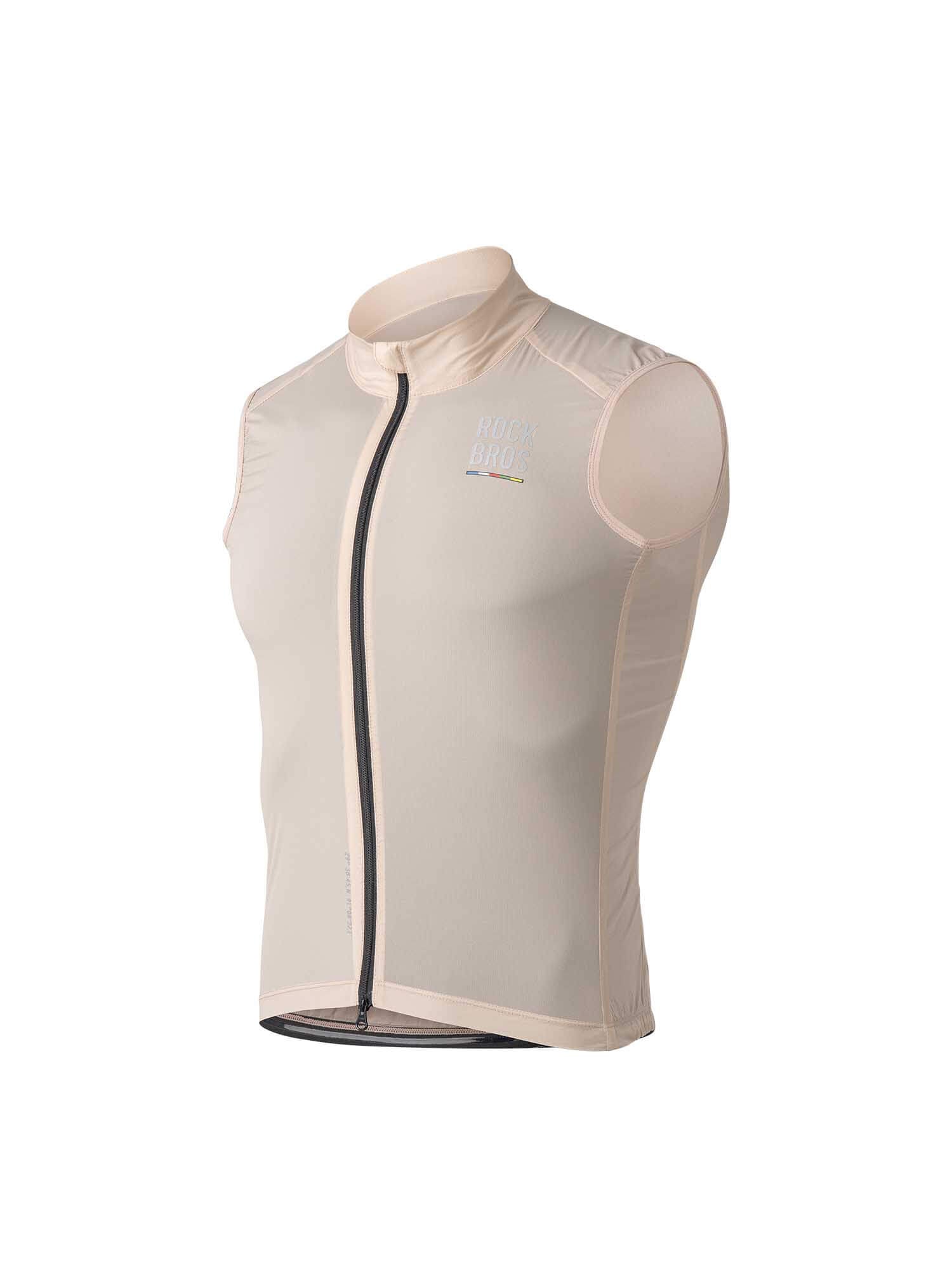 ROCKBROS ROAD-TO-SKY lightweight windproof cycling vest for road biking
#Color_Khaki