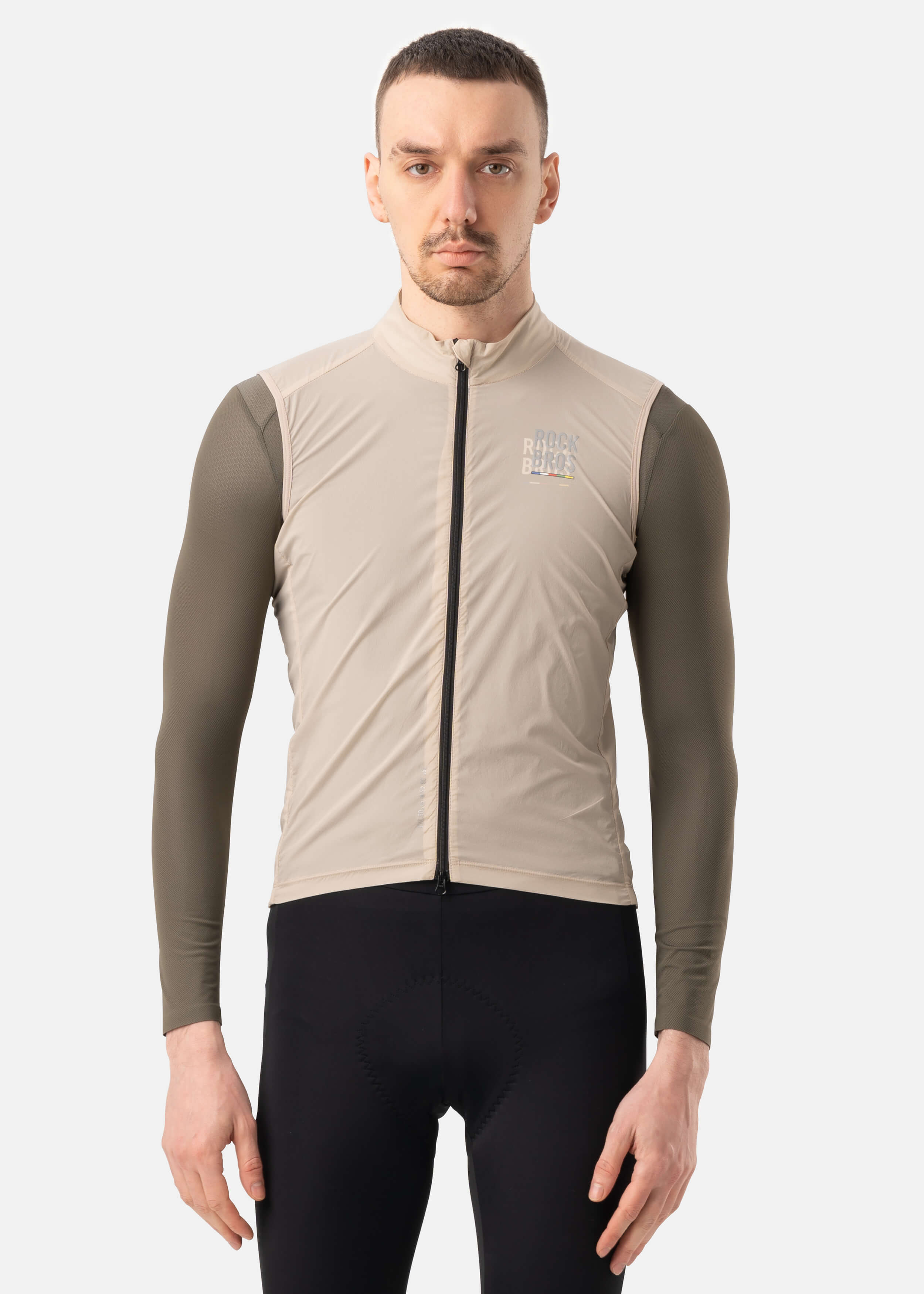 ROCKBROS ROAD-TO-SKY lightweight windproof cycling vest for road biking
#Color_Khaki