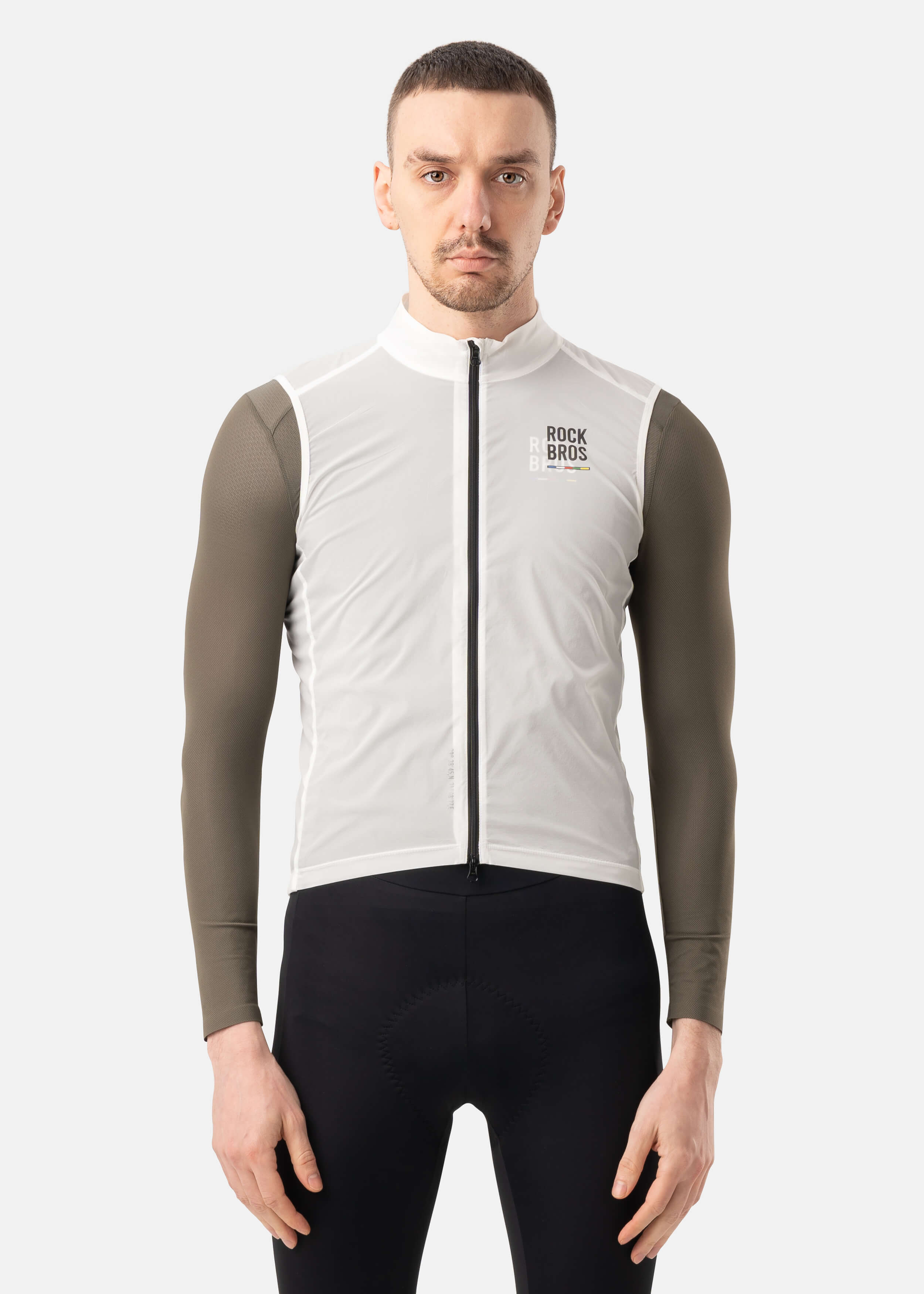 ROCKBROS ROAD-TO-SKY lightweight windproof cycling vest for road biking
#Color_White