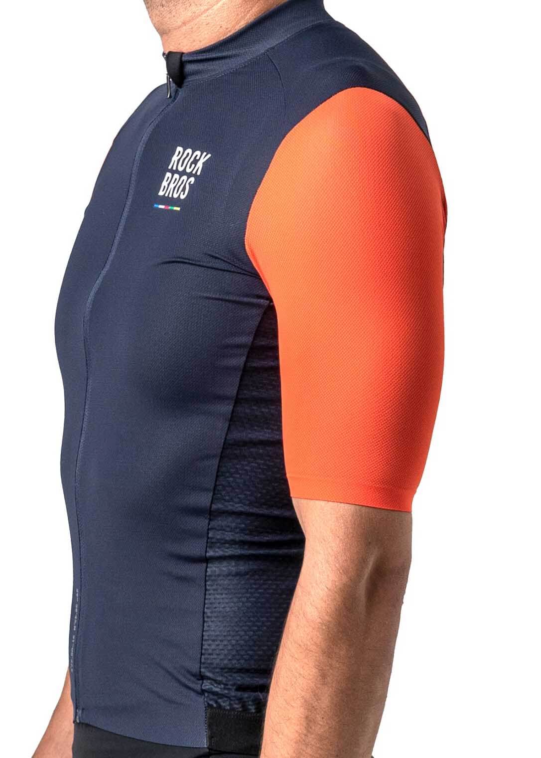 ROCKBROS ROAD-TO-SKY men’s cycling short-sleeved jersey
#Color_Navy Blue