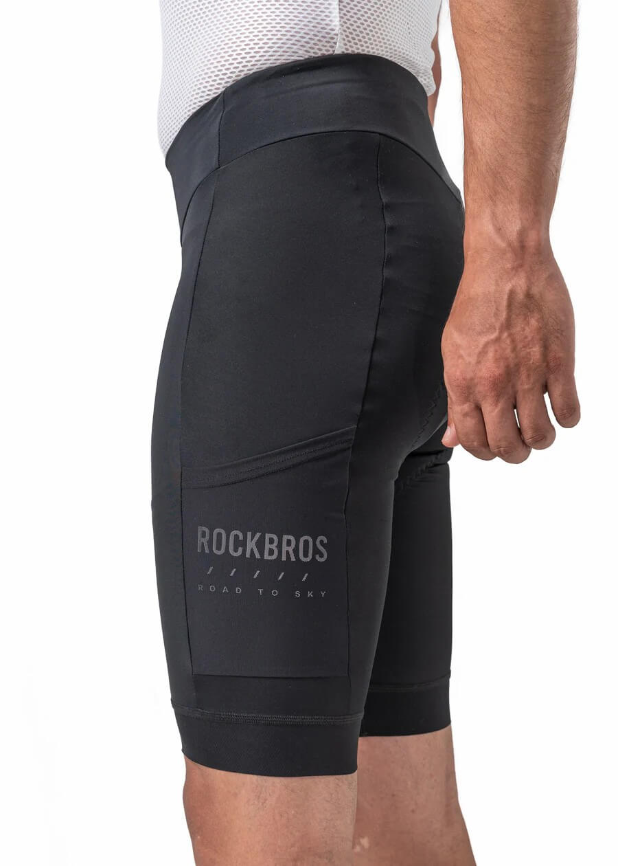 ROCKBROS ROAD-TO-SKY men's waist cycling shorts for road biking, comfortable breathable performance fit