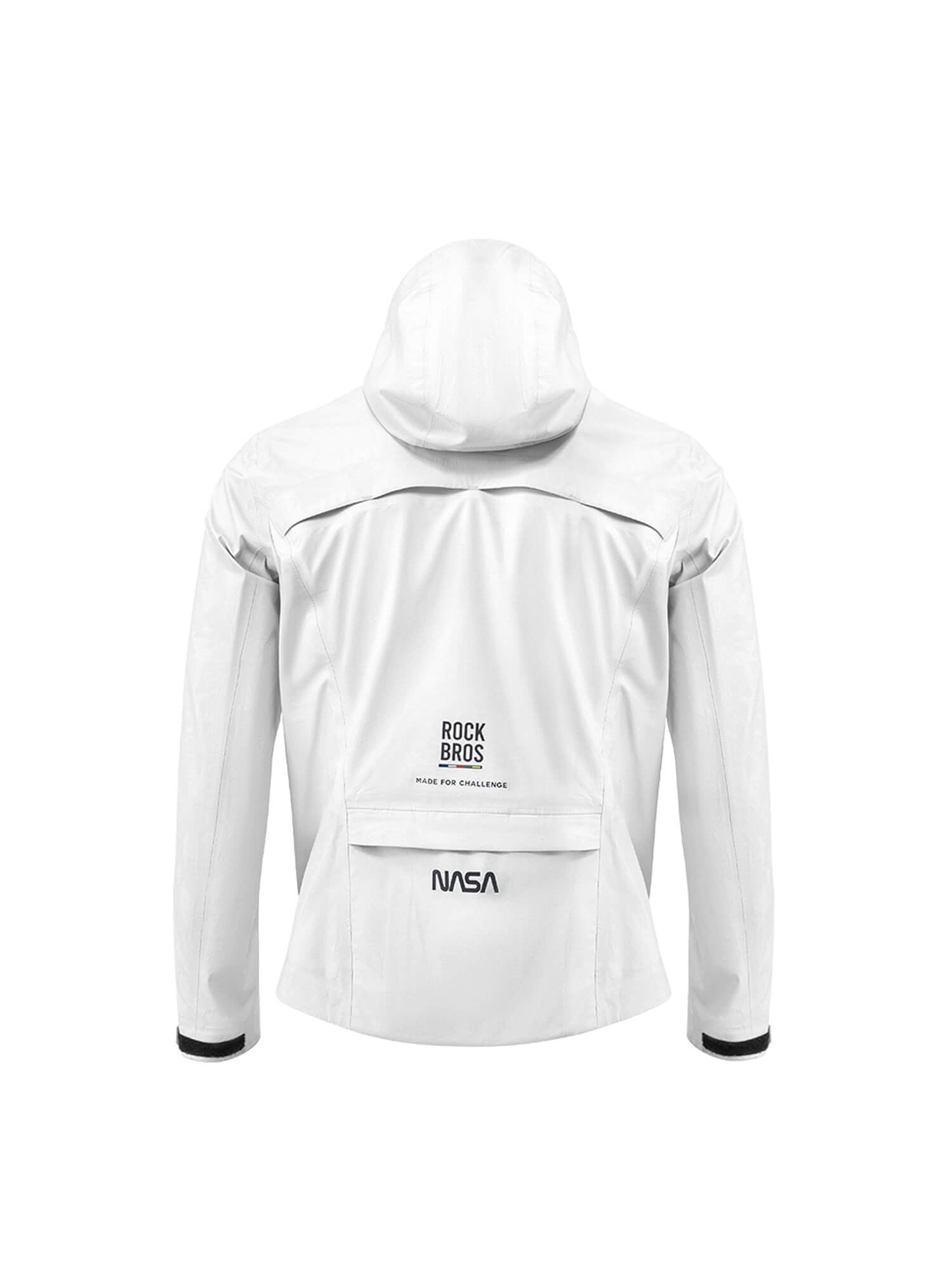 ROCKBROS ROAD-TO-SKY unisex waterproof cycling rain jacket, windproof bike coat for commuting and outdoor riding
#Color_White
