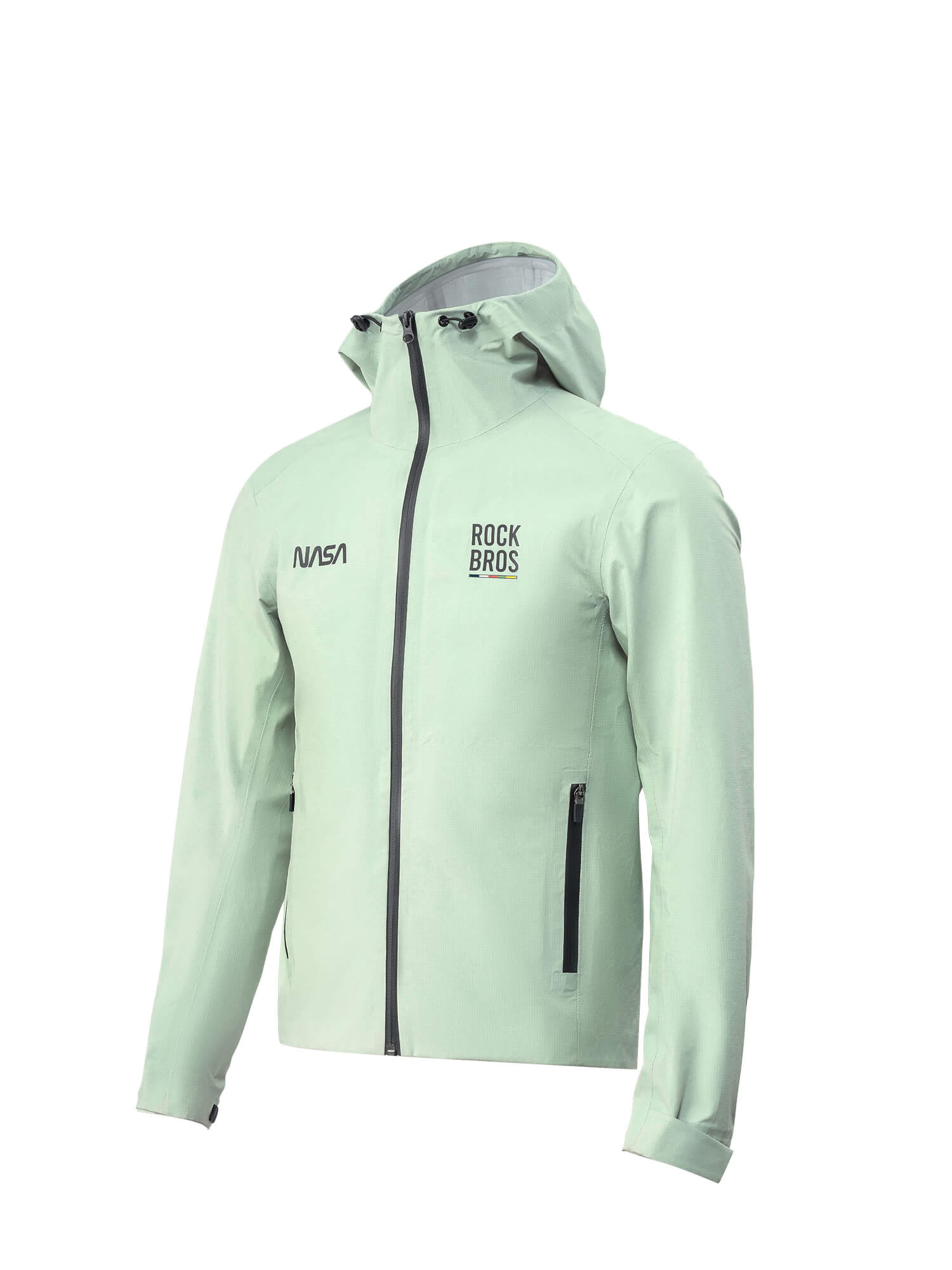 ROCKBROS ROAD-TO-SKY unisex waterproof cycling rain jacket, windproof bike coat for commuting and outdoor riding
#Color_Green