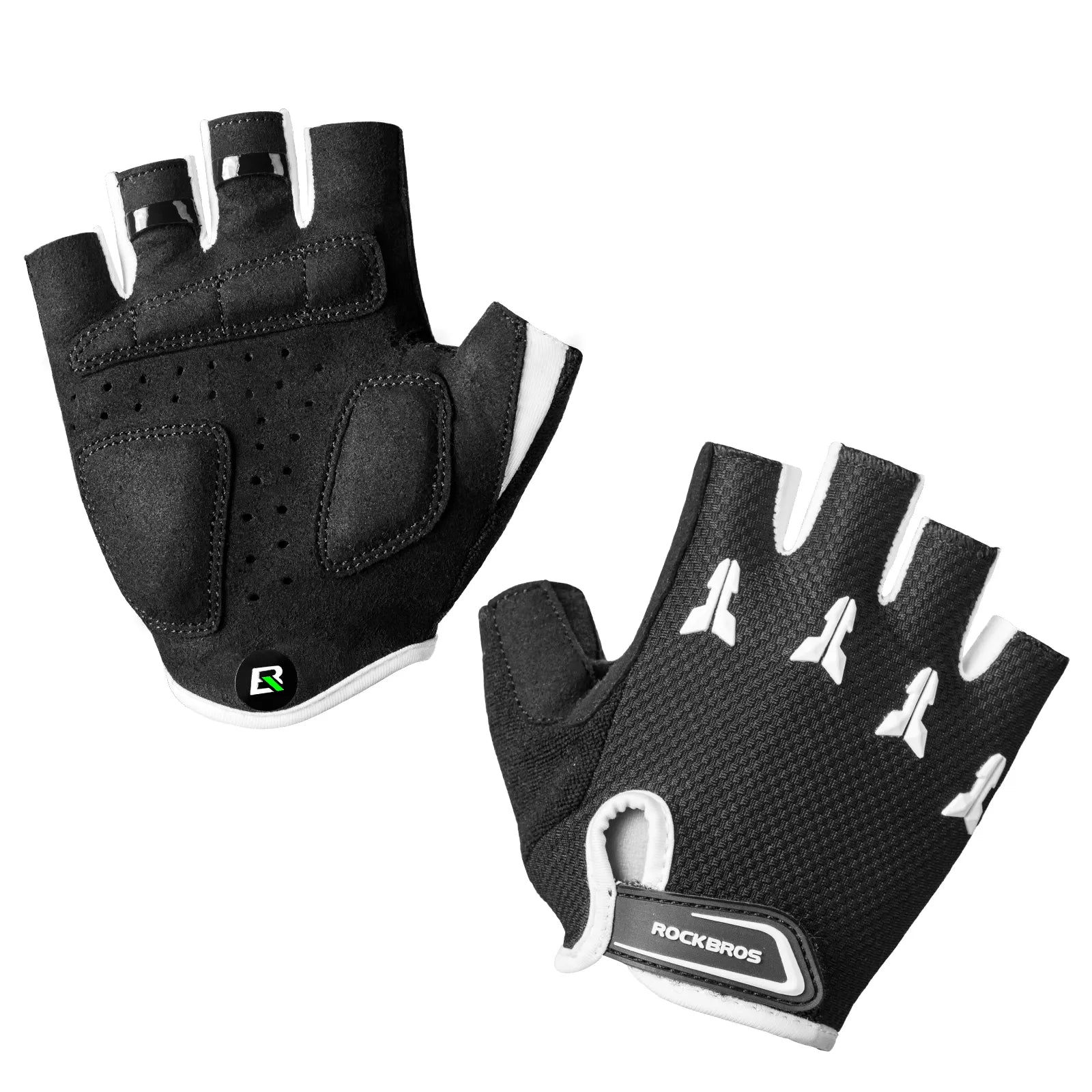 ROCKBROS S145 kids padded cycling gloves with shock-absorbing protection and non-slip grip