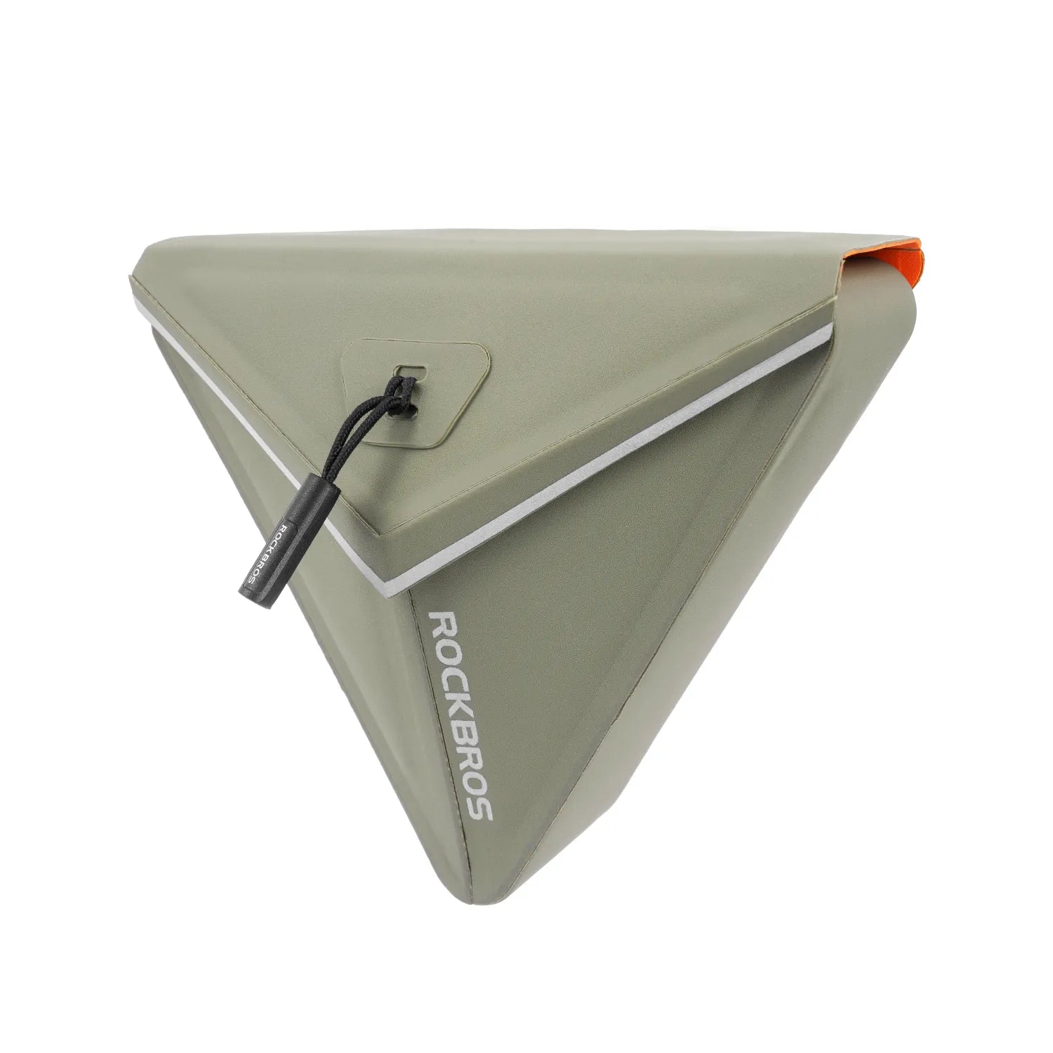 ROCKBROS SaddleMate quick-release magnetic bike saddle bag with waterproof TPU construction and 0.6L storage
#Color_Green