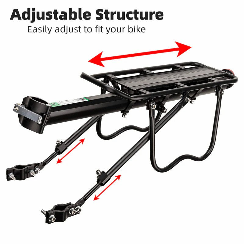 ROCKBROS seatpost mounted bike rear rack with bolt on mount