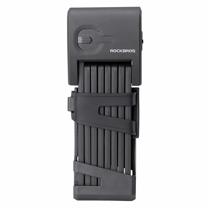 ROCKBROS Smart Fingerprint Folding Bike Lock with 3-in-1 Unlock Modes