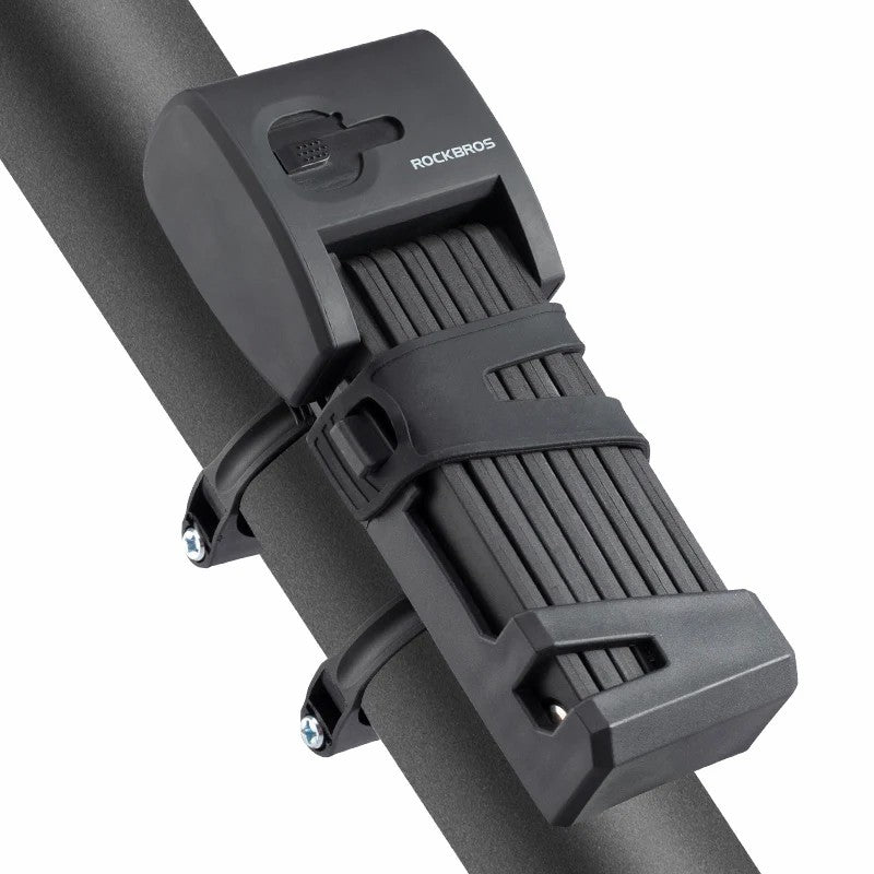 ROCKBROS Smart Fingerprint Folding Bike Lock with 3-in-1 Unlock Modes