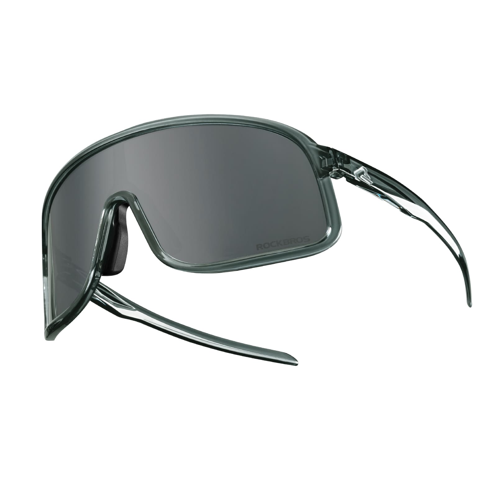 ROCKBROS SP350 polarized cycling glasses in dark gray color
#Color_Dark Gray