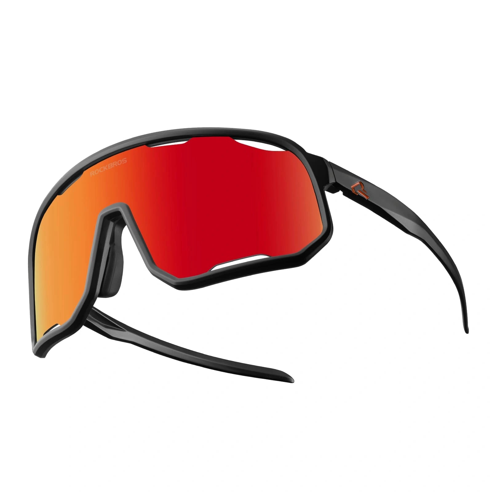 ROCKBROS SP351 Windproof Cycling Sunglasses with Polarized UV400 Lenses and Lightweight TR90 Frame
#Color_Matte Black / Purple Red Polarized