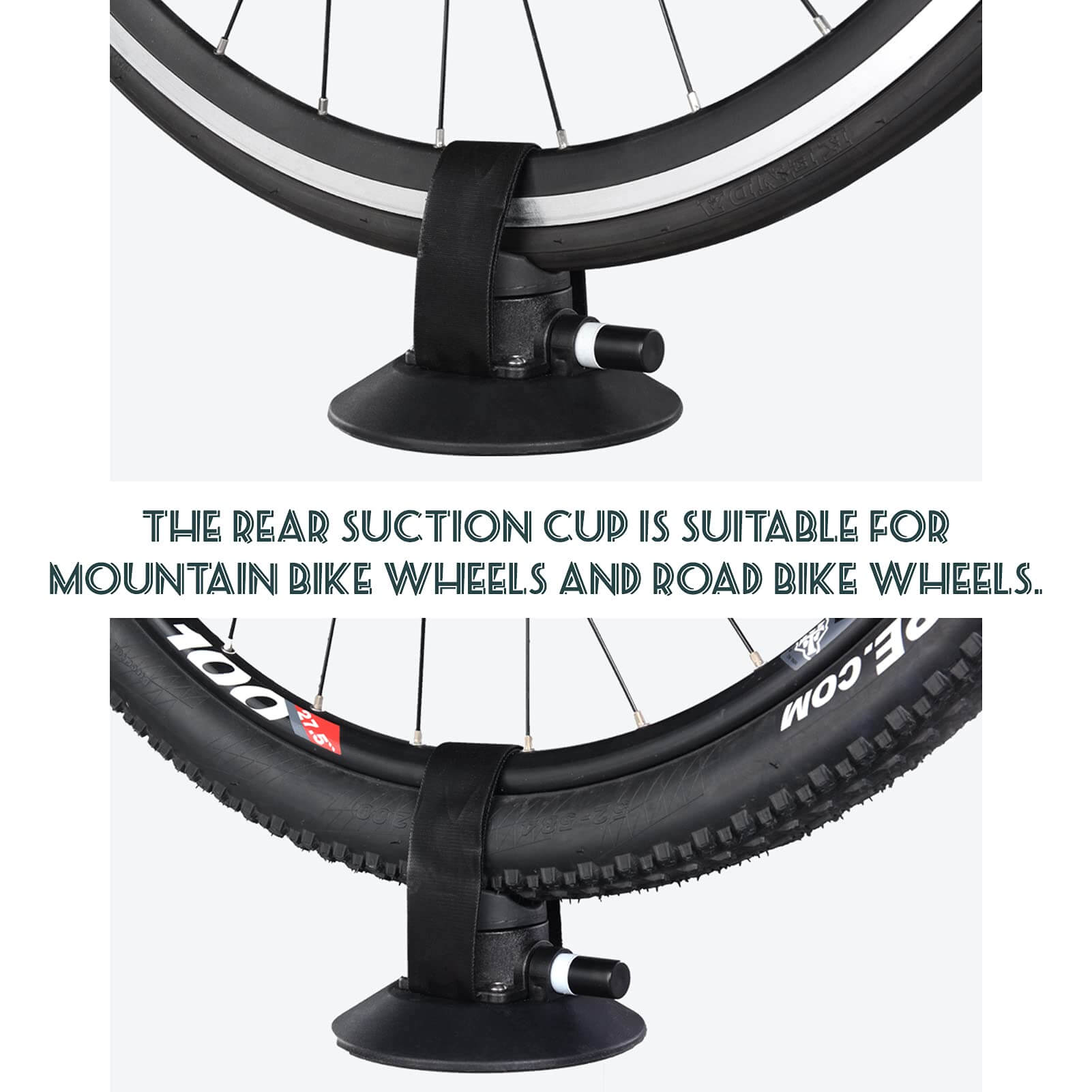 ROCKBROS suction cup bike rack for car roof quick release mount