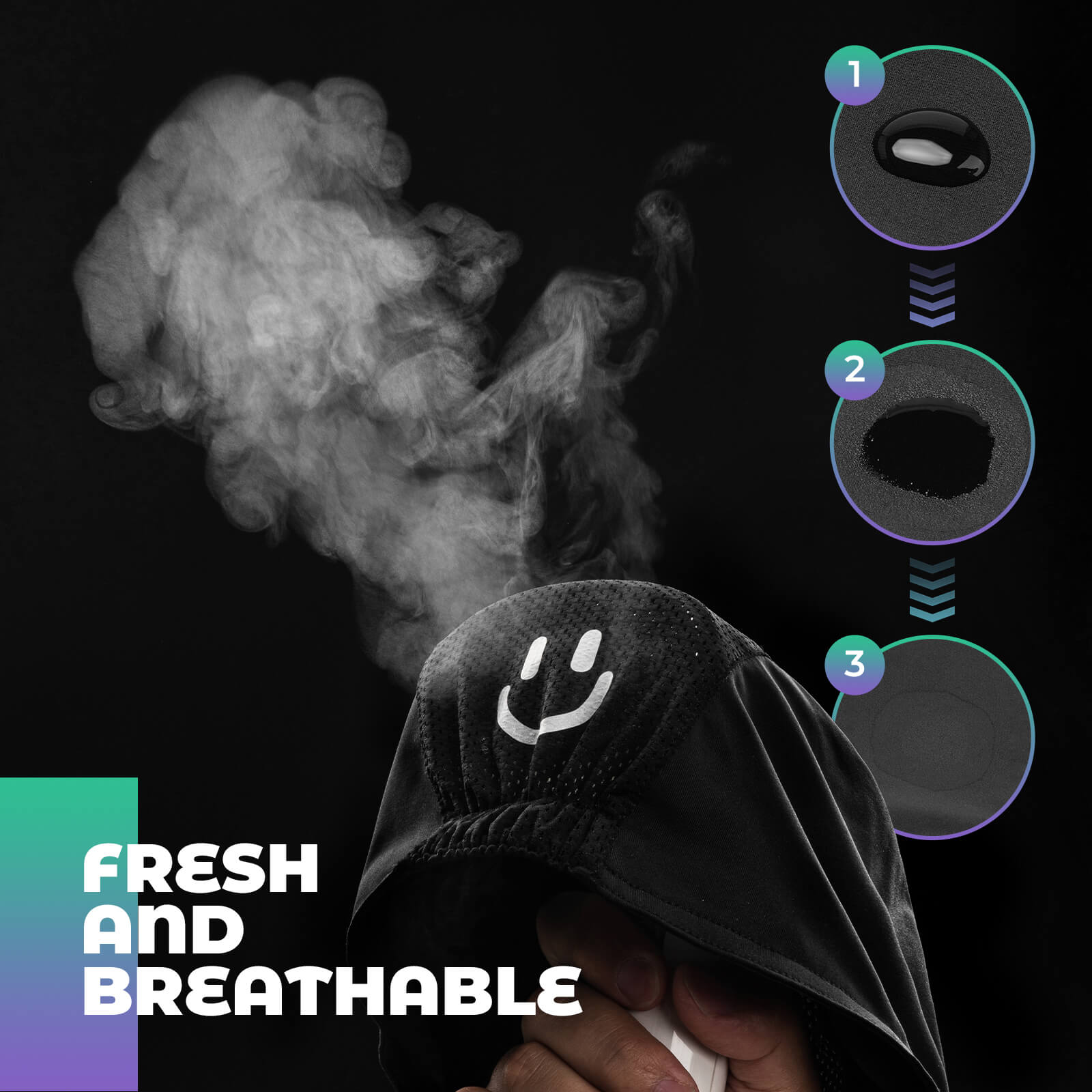 ROCKBROS summer cycling cap offering sun protection and breathability for cyclists