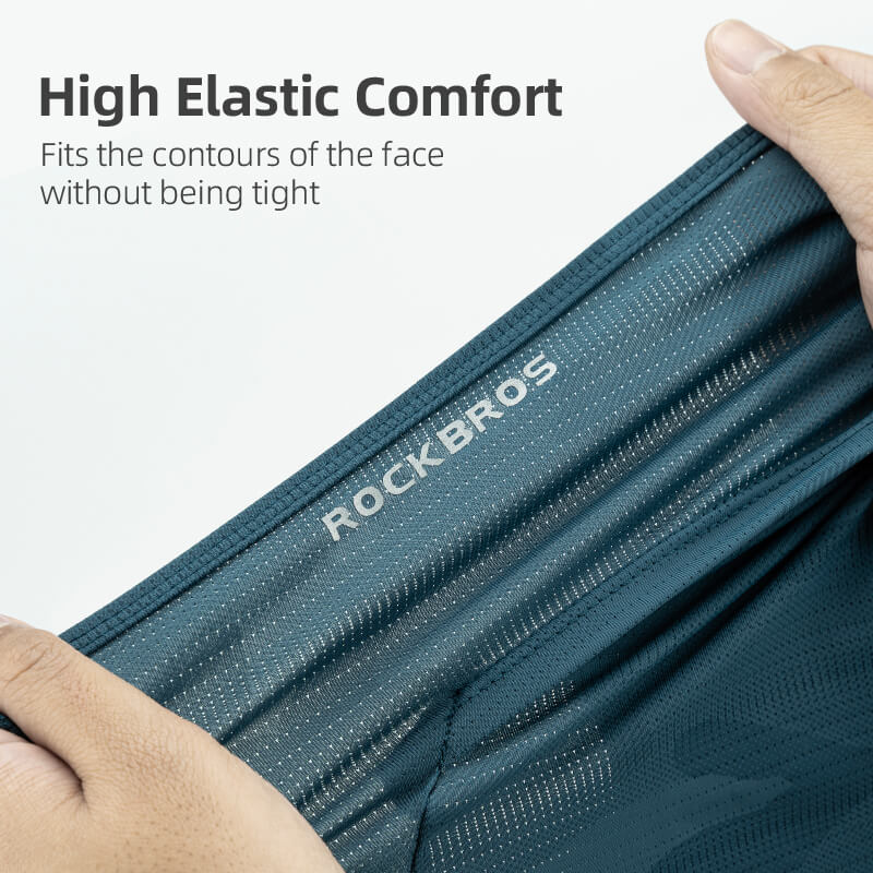 ROCKBROS summer ice silk balaclava face mask with breathable fabric and UV sun protection