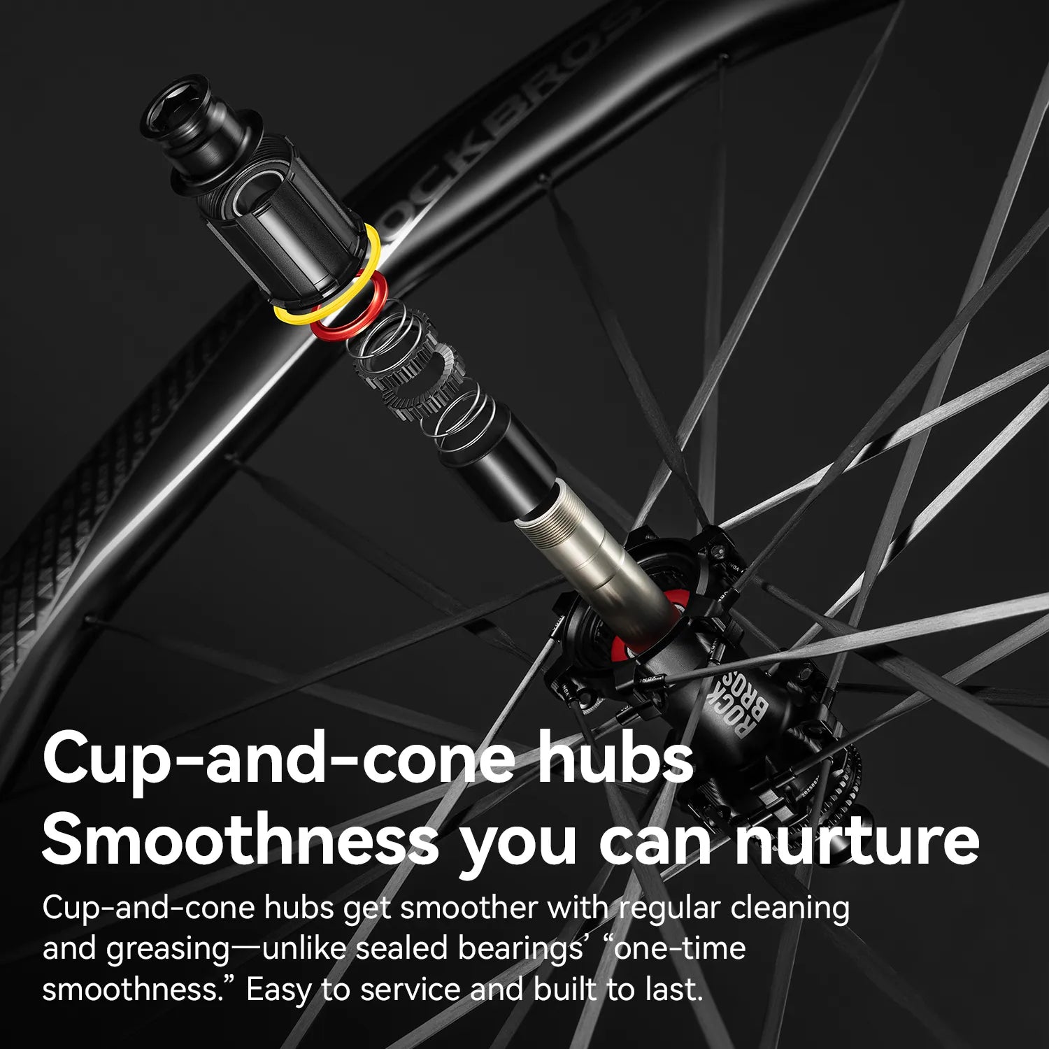 700C Carbon Fiber Wave Rim Road Bike Wheelset
