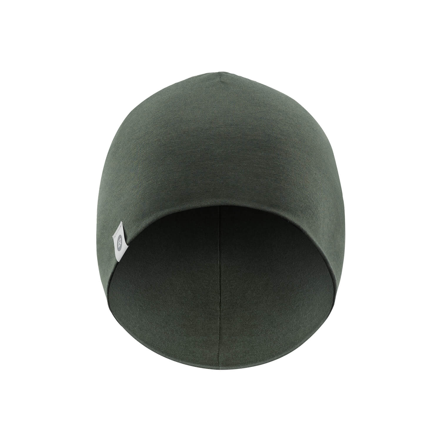 ROCKBROS Tencel Merino Wool Cycling Cap, reversible thermal beanie for winter riding.
#Color_Green