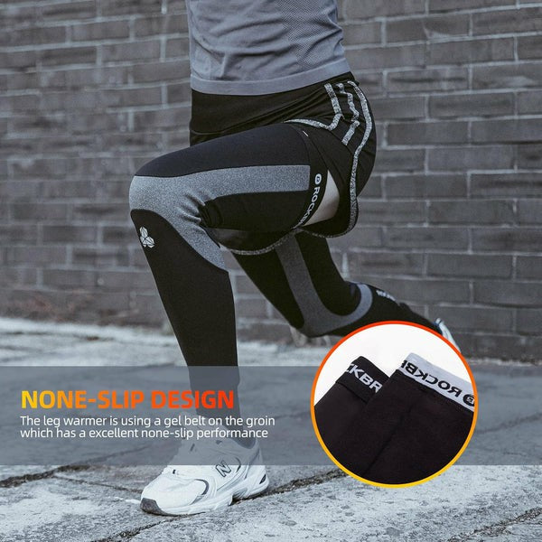 ROCKBROS Thermal Cycling Leg Warmers for winter cycling, running, and outdoor sports