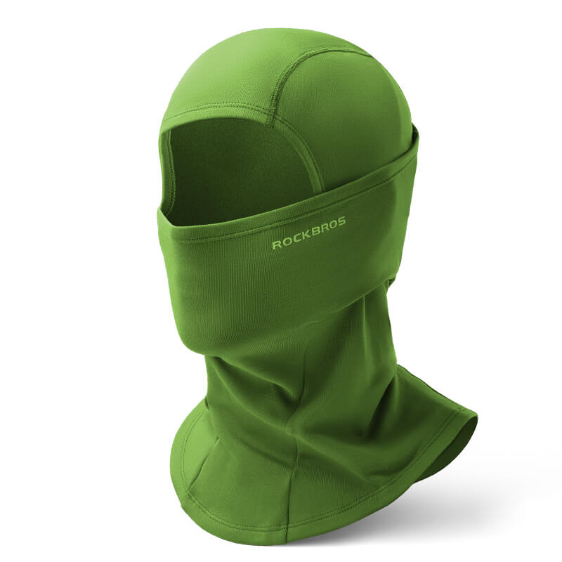 ROCKBROS army green thermal windproof balaclava ski mask for winter cycling and outdoor sports
#Color_Army Green