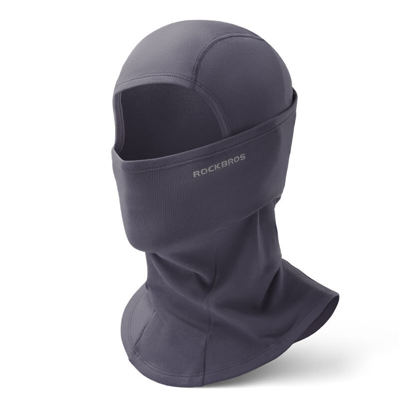ROCKBROS cement gray thermal windproof balaclava ski mask for winter cycling and outdoor sports
#Color_Cement gray